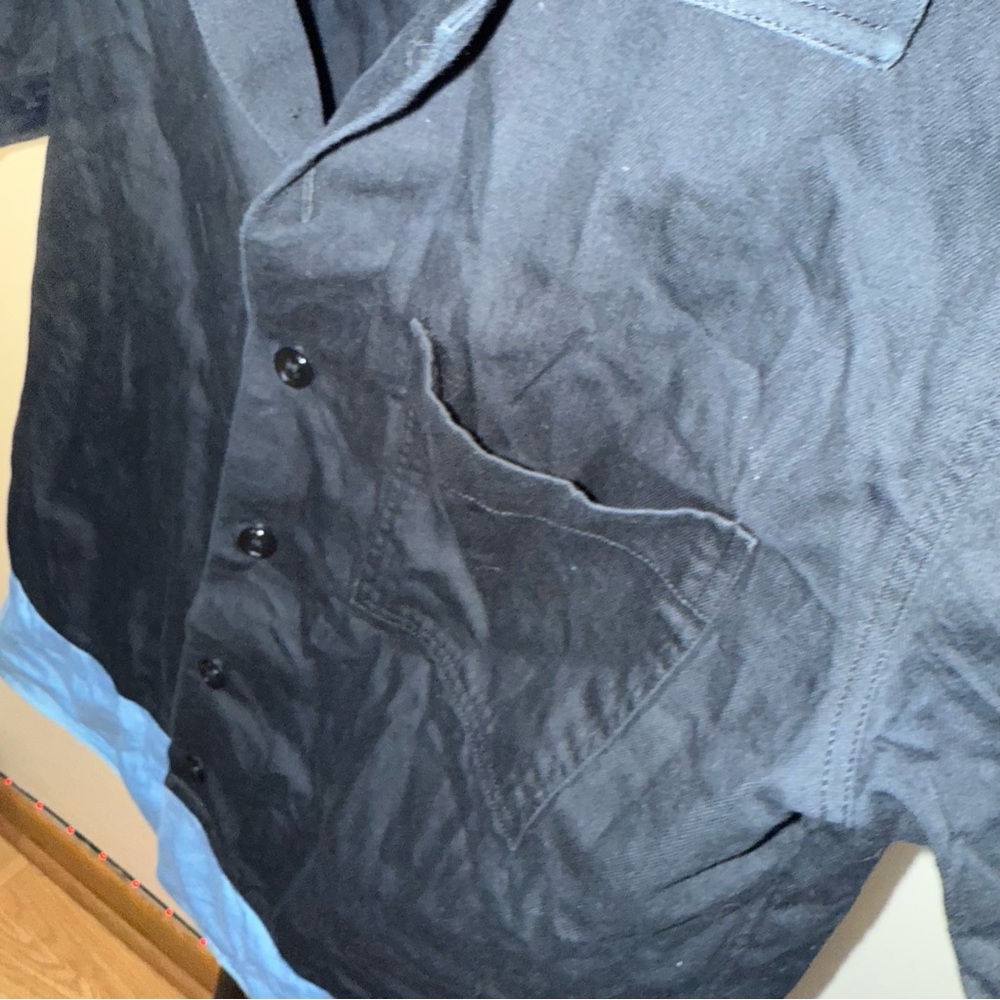 Ami Black and Blue Button-Up Shirt - Picture 4 of 7